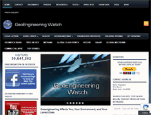 Tablet Screenshot of geoengineeringwatch.org